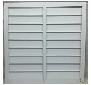 Жалюзі вентилятора, 960 х 960 мм, пластикові Жалюзі вентилятора, 960 х 960 мм, пластикові