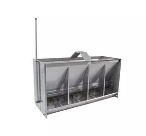 Годівниця для сухого / вологого корму серія Platinum з ніпелями, 2-стороння, 4х2 кормомісця Годівниця для сухого / вологого корму серія Platinum з ніпелями, 2-стороння, 4х2 кормомісця