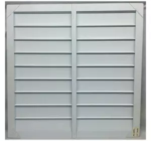 Жалюзі вентилятора, 710 х 710 мм, пластикові Жалюзі вентилятора, 710 х 710 мм, пластикові