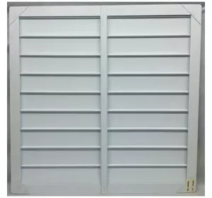 Жалюзі вентилятора, 630 х 630 мм, пластикові Жалюзі вентилятора, 630 х 630 мм, пластикові