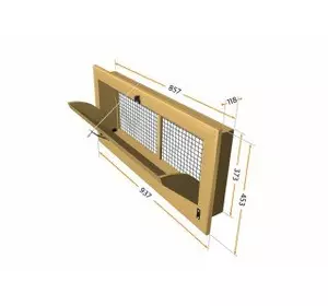 Клапан приточный стеновой TPI 3000-VFBR-C Клапан приточный стеновой TPI 3000-VFBR-C