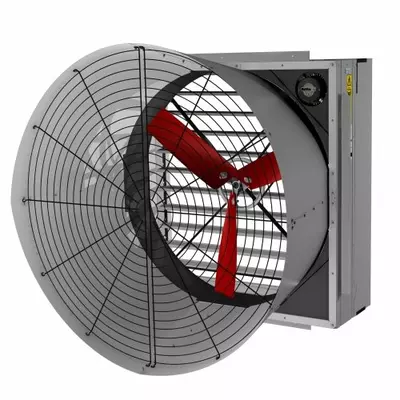 Вентилятор тунельний Multifan 130, гальванізований корпус, ø 128 см, 3 лопасті, з конусом