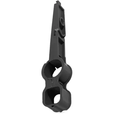 Клипса подвешивания линии поения, 22 х 22 мм с трубкой-стабилизатором ø 29,6 мм