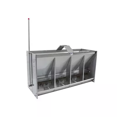 Кормушка для сухого/влажного корма серия Platinum с ниппелями, 2-сторонняя, 4х2 кормомест